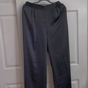 Sanctuary Womens Black Sateen Shinny High Waisted  Pants